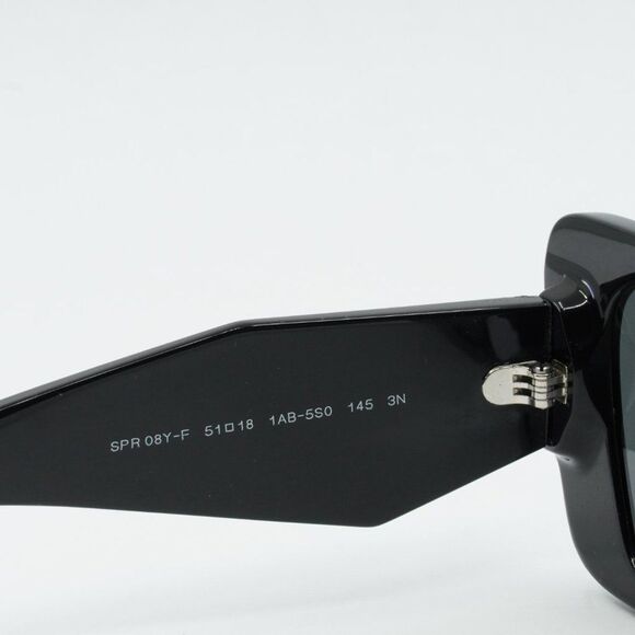 NEWEST PRADA PR08YSF 1AB5S0 BLACK DARK GREY SUNGLASSES - Picture 8 of 12
